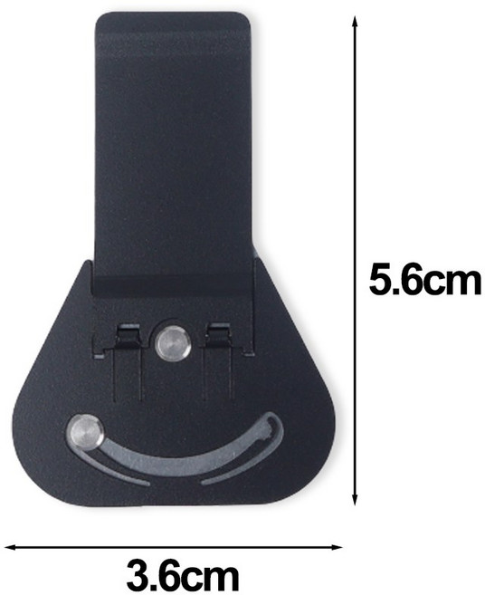 울트라 얇은 미니 접이식 휴대 전화 홀더 스탠드 스테인레스 스틸 데스크탑 핸드폰 킥 스탠드 브래킷 보이지 않는 태블릿 지원, 1X BlackShort, 1개