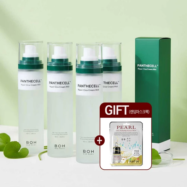 [뷰티코스모아] 4ea 바이오힐보 판테셀 리페어 시카 크림미스트 대용량+고객사은품랜덤마스크팩1매증정, 4개, 120ml - 쿠팡