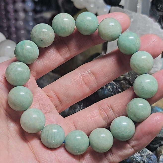 老礦天河石手鍊 13mm 一物一拍
