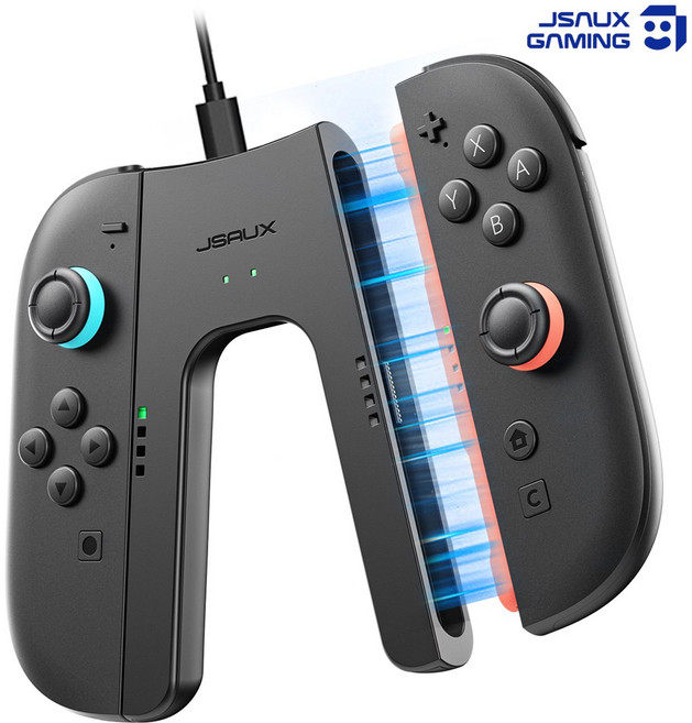 닌텐도 스위치2 조이콘2 충전 그립 조이벌스 싱글 JSAUX, 1개