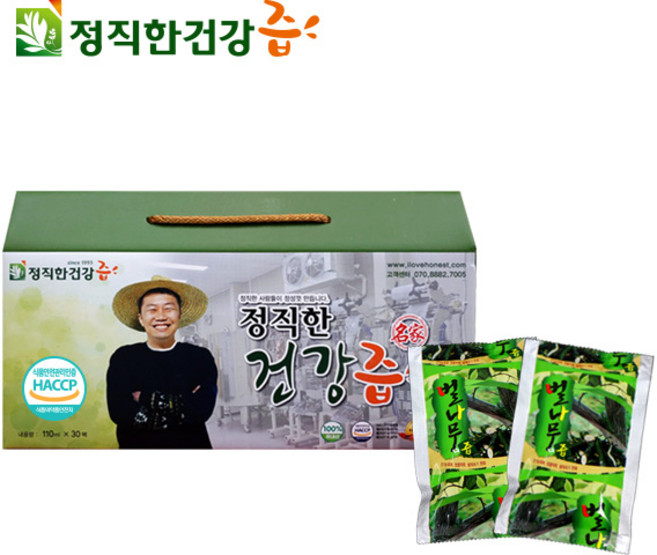 정직한건강즙 국내산 벌나무즙 HACCP 인증, 30개, 110ml