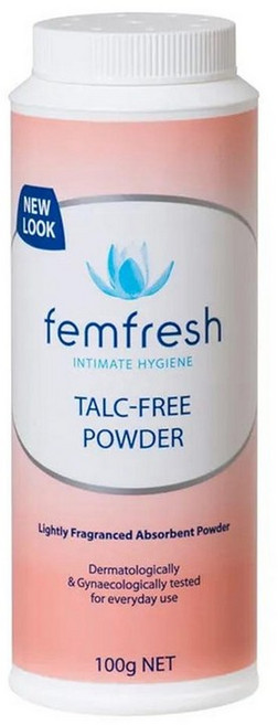 Femfresh 펨프레쉬 Talc 프리 파우더, 2개, 100g