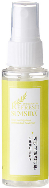 리프레시숨쉬다 항균 섬유탈취제 버베나클린레몬 40ml 1개