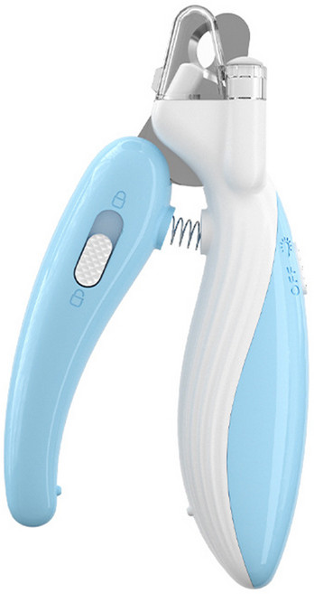 쿠펫츠 반려동물 LED 발톱깎이, 1개, 블루