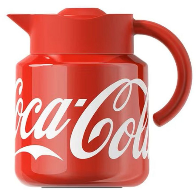 GERM x 코카콜라 컴팩트 진공주전자, 1.5L, 레드, 1개