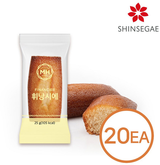 밀크앤허니 휘낭시에 25g 20개입, 20개