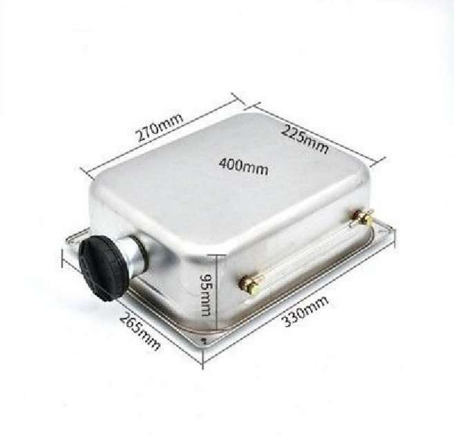 무시동히터 기름통 화물차 디젤 연료통 차박 탱크, 9. 8L-스테인리스 오일탱크