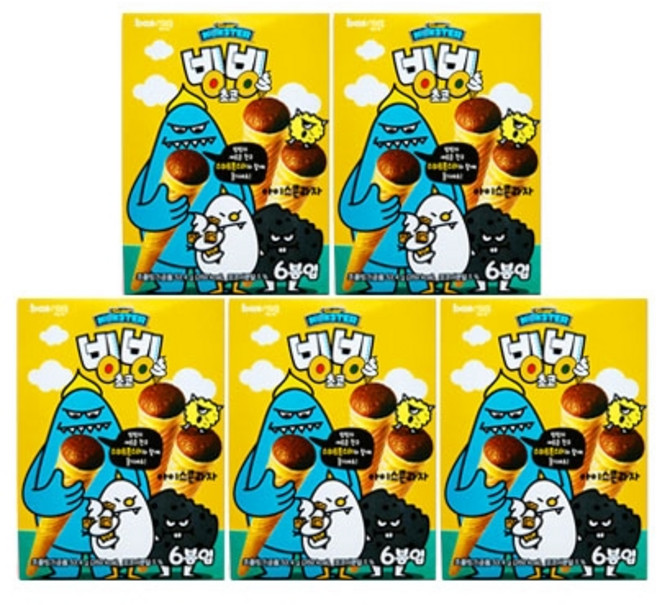 [시선]빙빙모음기획[초코53.4gX5팩+딸기53.4gX5팩 10팩]1세트, 53.4g, 10개