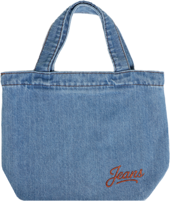 리틀데이지 데님 자수 에코백 미니 토트백 2종