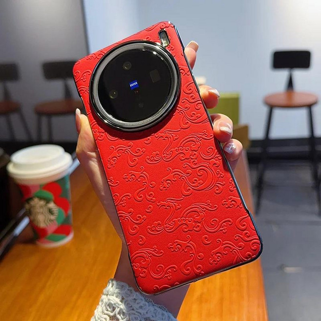 드래곤 패턴 경계선없는 렌즈 Vivo X200 Promini Pro 카메라 보호 커버 PSLTW 용 보호 렌즈 전화 케이스, 01 PinS-long teng wen, 01 Vivo X200 Promini