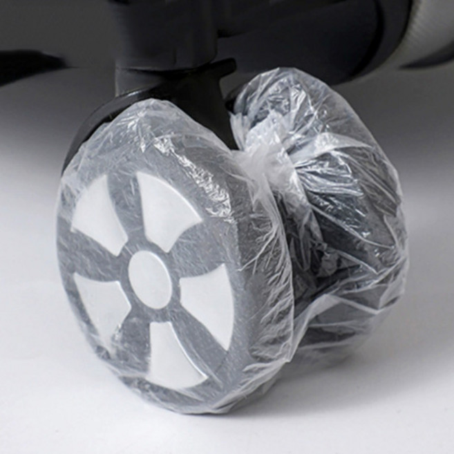 키밍 캐리어 바퀴 일회용 커버 먼지 덮개 다용도 귀마개 훨커버