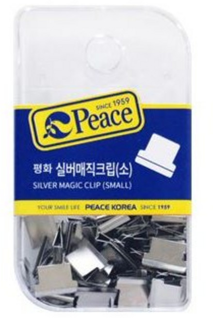 피스코리아 평화 행거용 실버매직크립 날크립날 소, 5개