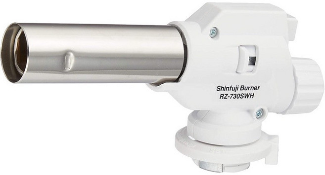 日本製 新富士 瓦斯噴槍 RZ-730SWH RZ-730SBK 料理露營烤肉噴槍, 1個