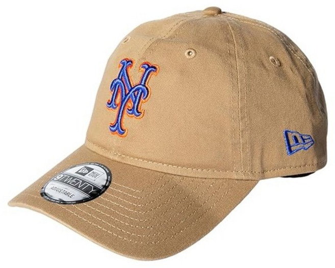 NEW ERA (뉴에라) 캡 60235285 9TWENTY New York Mets MLB Core Classic 뉴욕 메츠 MLB 코어 클래식 카키 블루/카키×블루