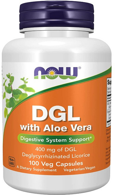 나우푸드 NOW DGL 탈당질감초 감초추출물 800mg 100정 리크리스, 100캡슐, 1개