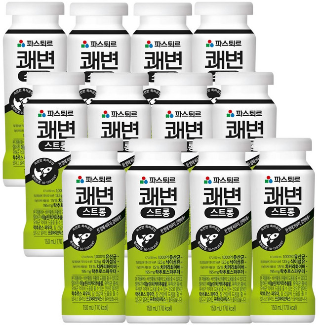 파스퇴르 쾌변 스트롱, 12개, 150ml