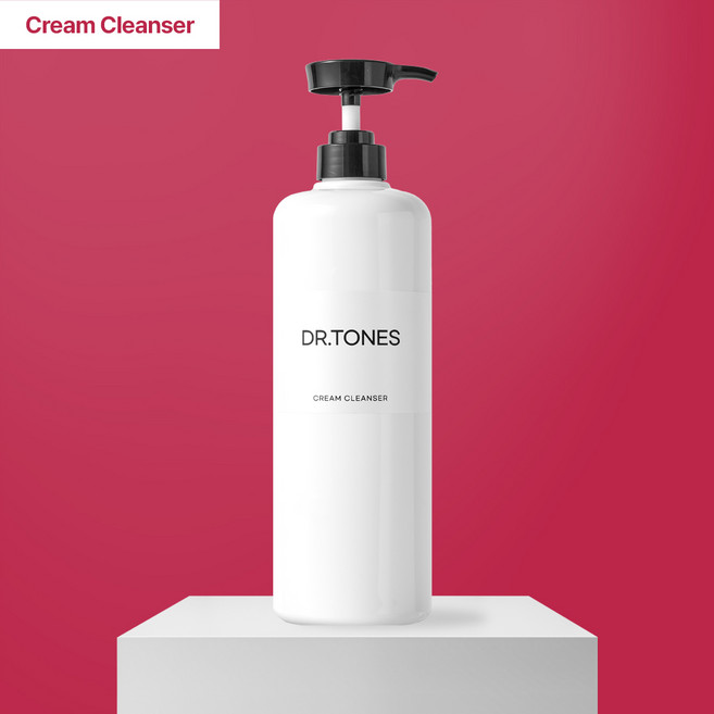 닥터톤즈 대용량 클렌징 크림 피부 진정 보호 보습 모공 피지 케어 노화방지, 1개, 1L