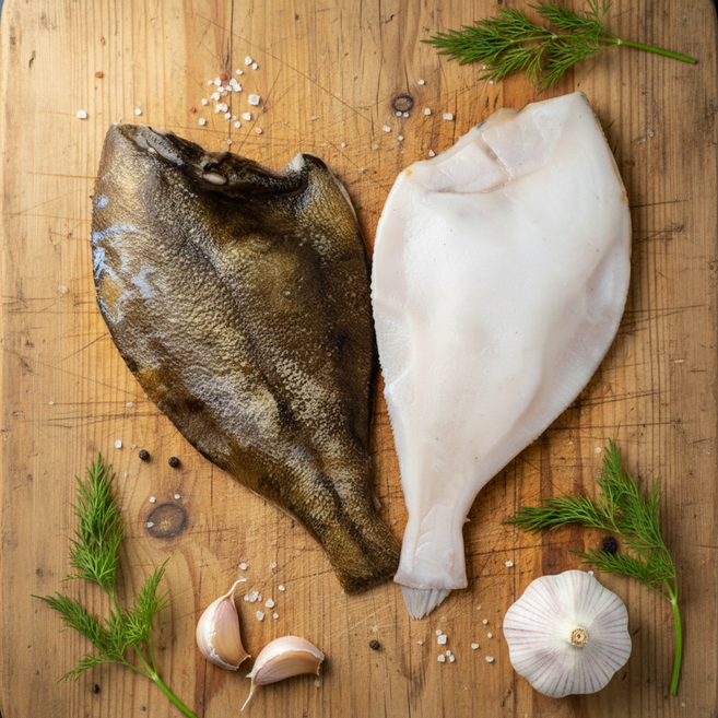 [소비자선택1위] 손질이 깔끔한 고소한 맛 두절 가자미, 1개, 급냉 손질 두절 가자미 대 5미