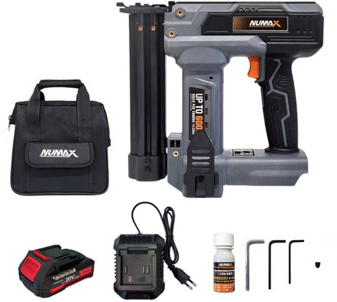 누맥스 TP-F32/425JN 투인원 충전타카총 배터리 1팩 세트 ㄷ자핀 일자핀, 1개