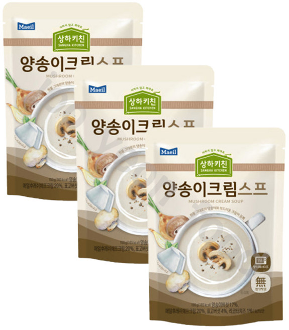 코스트코무료배송 상하키친 양송이크림스프, 150g, 3개