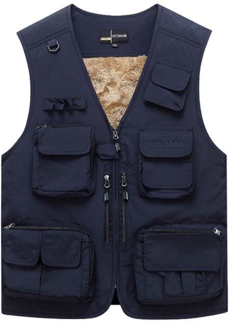 선빛 반프스 방한 조끼 겨울 작업복 주머니 수납 기모