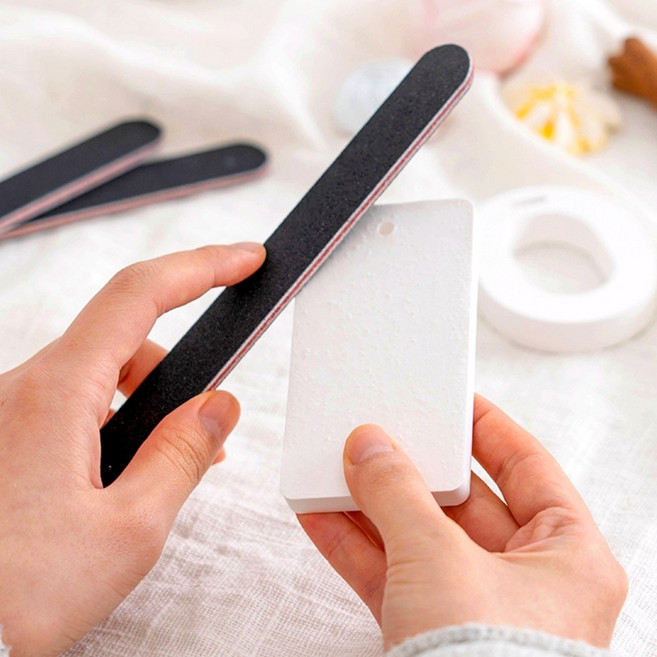 양면형스틱사포 석고 목재 테두리다듬기사포 100방 180방 5개입