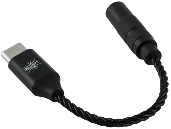 Kiwi Ears AD1 DAC 小尾巴 Type-C 3.5MM 耳麥支援 高解析 解碼, 黑色