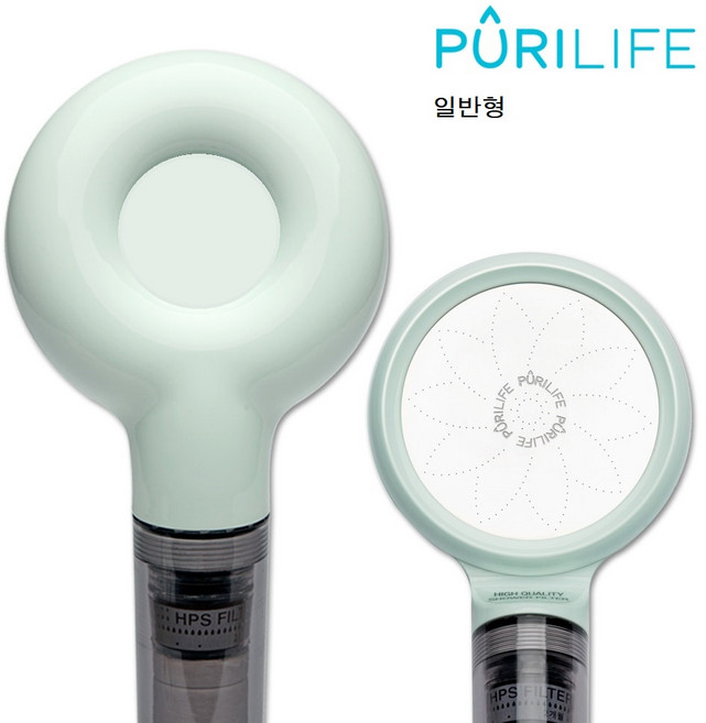 [퓨리라이프] 연수효과 중금속제거 일반형 필터 샤워기, 1개