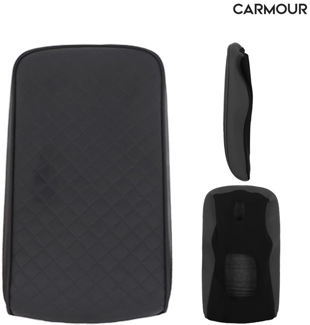 제네시스 BH (11-13년) 호환 팔걸이 콘솔쿠션, 블랙, 1개