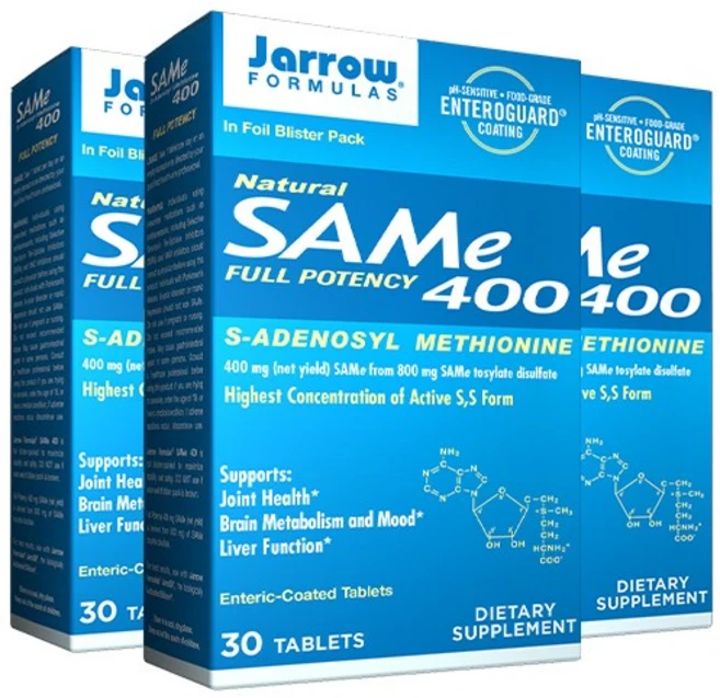 자로우포뮬러스 SAMe 400 풀 포텐시 400mg 30정 3통 - 쿠팡
