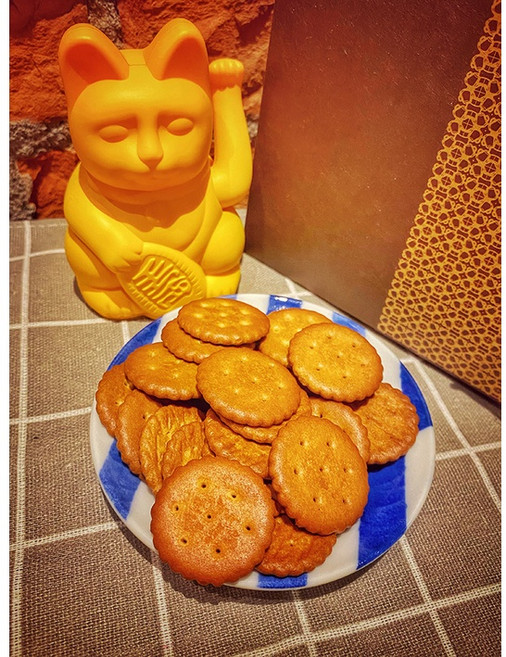 【麵麵茶茶】黑糖奇福餅 小圓餅 祈福餅 休閒零食, 1個