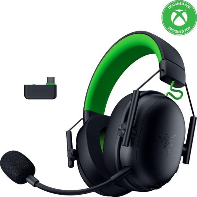 Xbox용 BlackShark V3 X 초고속 무선 게임 헤드셋: 50mm 드라이버 - Cardioid Mic 2.4GHz Bluetooth USB PC Mac 스위치와, Razer BlackShark V3 X HyperSpe, Black