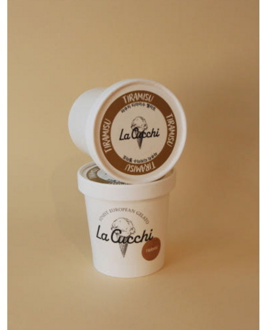 유러피안 프리미엄 젤라또 아이스크림 라쿠치 티라미수, 1개, 473ml