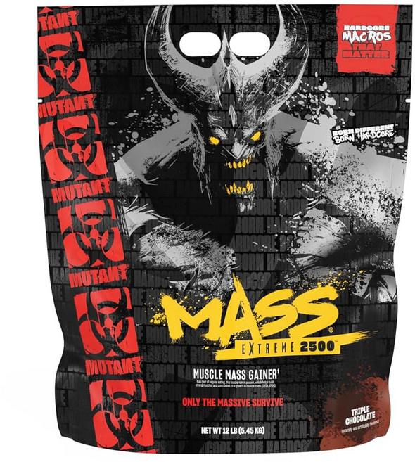 근육량 및 체중 증가를 위한 유청 단백질 BCAA가 함유된 돌연변이 질량 익스트림 게이너 파우더, 6.8kg, 1개