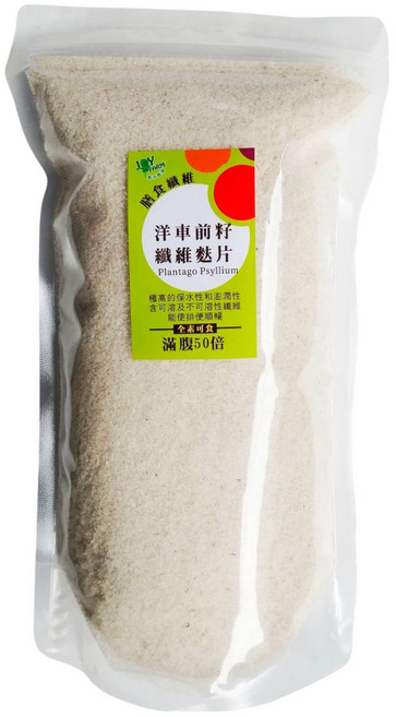 喬伊農場 洋車前子纖維麩片, 500g, 2個