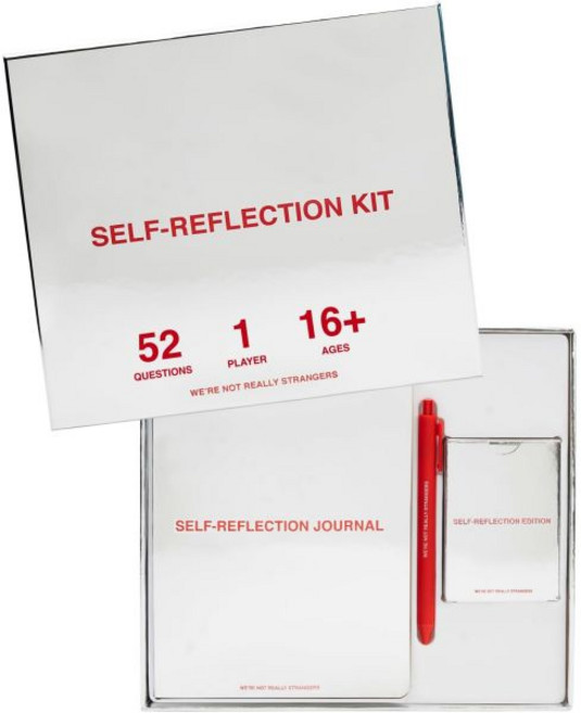 우리는 정말 낯선 사람이 아닙니다. 정직한 데이트 확장팩 카드 게임 – 50장의 카드와 와일드 데이트의 밤과 게임의 밤을 위한 커플 성인 청소년을 대화 18세 이상 2명의 플레, Self Reflection Kit, 1개