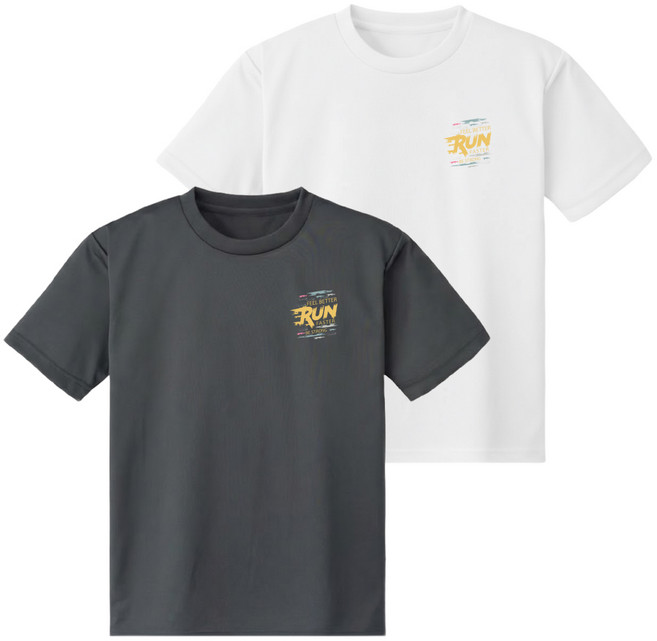 에센셜베이스 2P 남녀공용 러닝 RUN 기능성 반팔 티셔츠