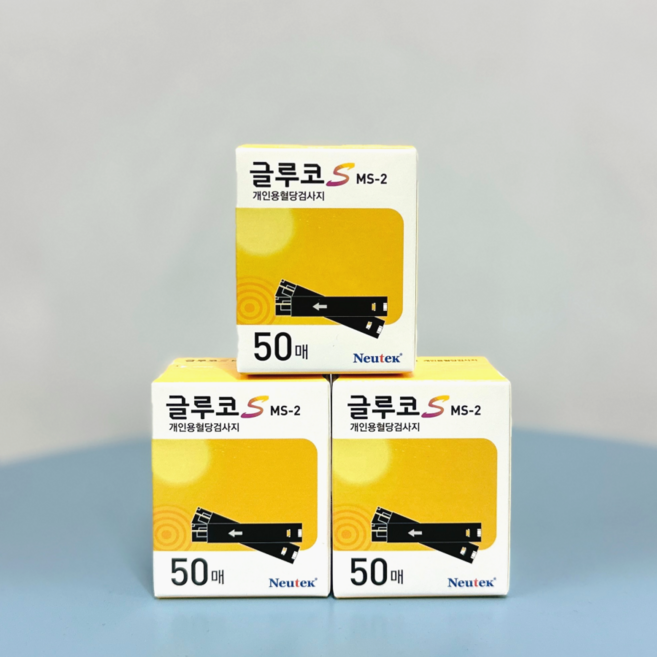 글루코S 혈당측정지 MM1100 노이텍헬스케어 50매, 2개