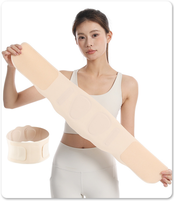 아르보아 고탄력 스키니 허리보호대 완벽커버 슬림핏 복대형 압박 밴드, 스킨, 1개