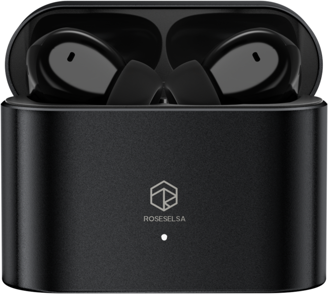 Rose Technics Earfree I7 真無線 主動降噪 藍牙 耳機, 黑色