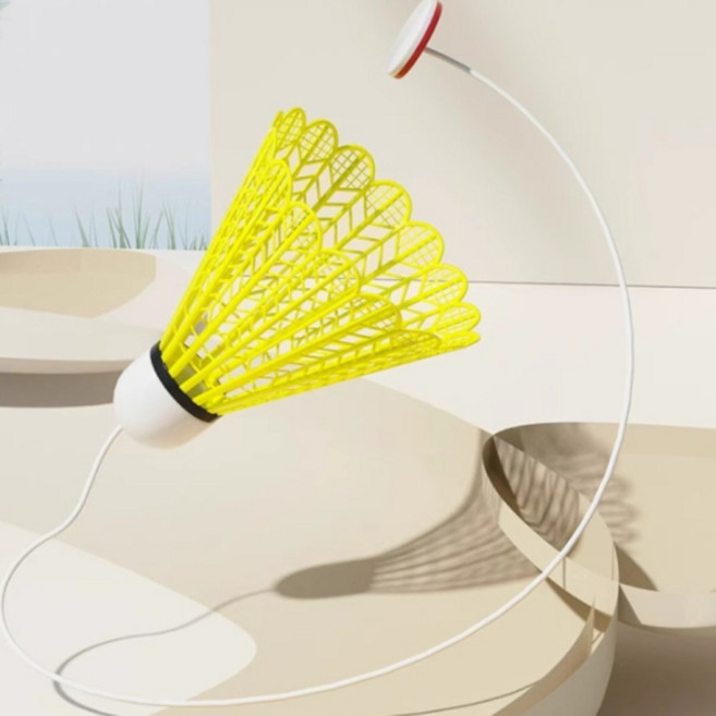 실내 배드민턴 돌아오는 내구성 좋은 연습용 리턴 셔틀콕 3개입, 기본, 1개