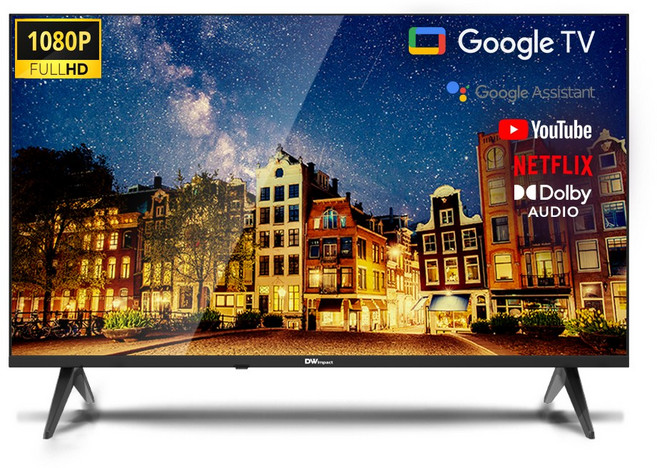 대우테크 스마트 FHD LED TV 에너지1등급, 자체 설치, 구글 안드로이드 AF4001EA1, 101cm