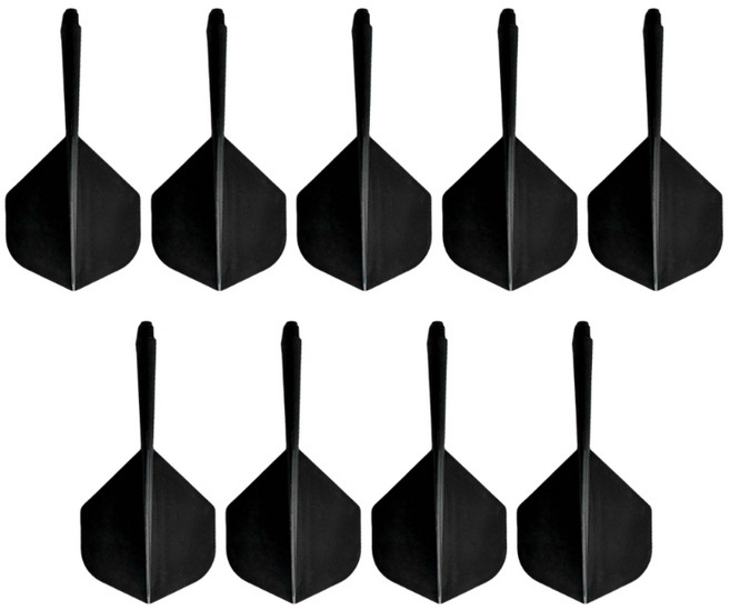 통합 다트 샤프트 및 플라이트 다트 및 플라이트 다트 샤프트 및 플라이트 콤보(2BA 스레드 직경 다트 배럴용), 블랙이에요., 1개