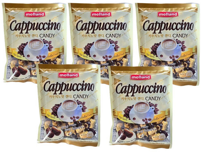 멜랜드 카푸치노맛 캔디, 5개, 250g