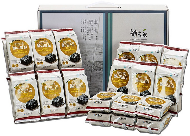 [해울림] 광천김 선물세트 1호 _ 실속 명절, 1세트