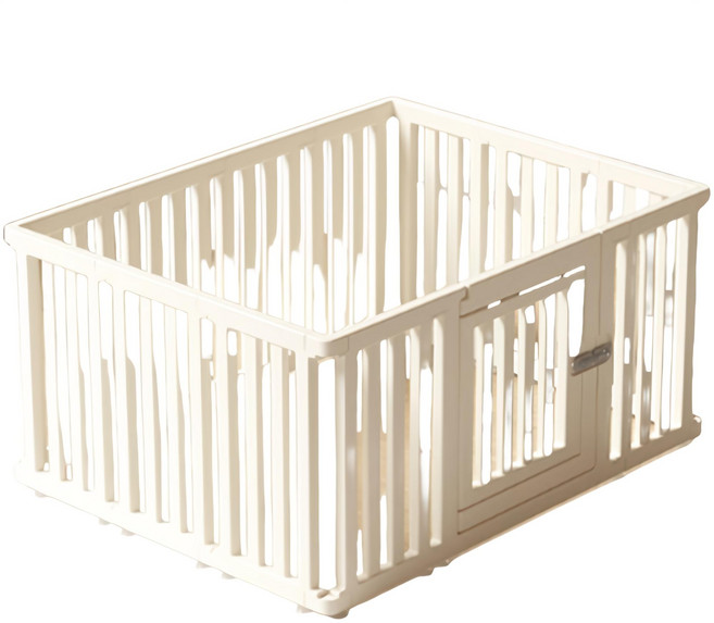 多功能安全圍欄 寵物圍欄 置物架, 白色, 1個