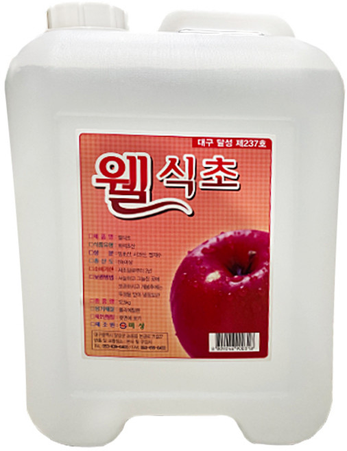 미성 웰식초 12KG 대용량 식초, 1개