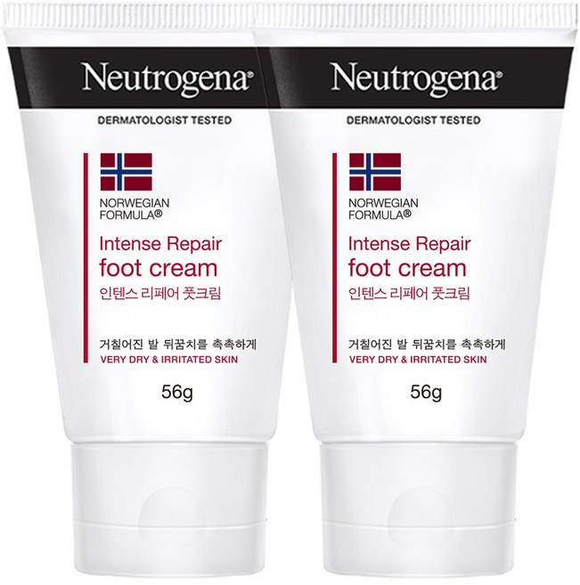 뉴트로지나 인텐스 리페어 풋크림, 2개
