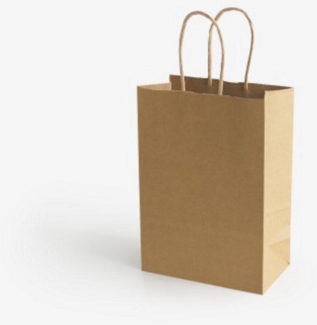 헬로우모리스 에코 크라 쇼핑백(XS/10개), 1세트, 크라프트