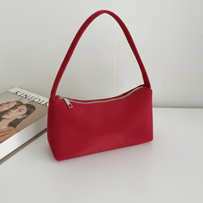 엘루멘 여성 스웨이드 숄더백 토트백